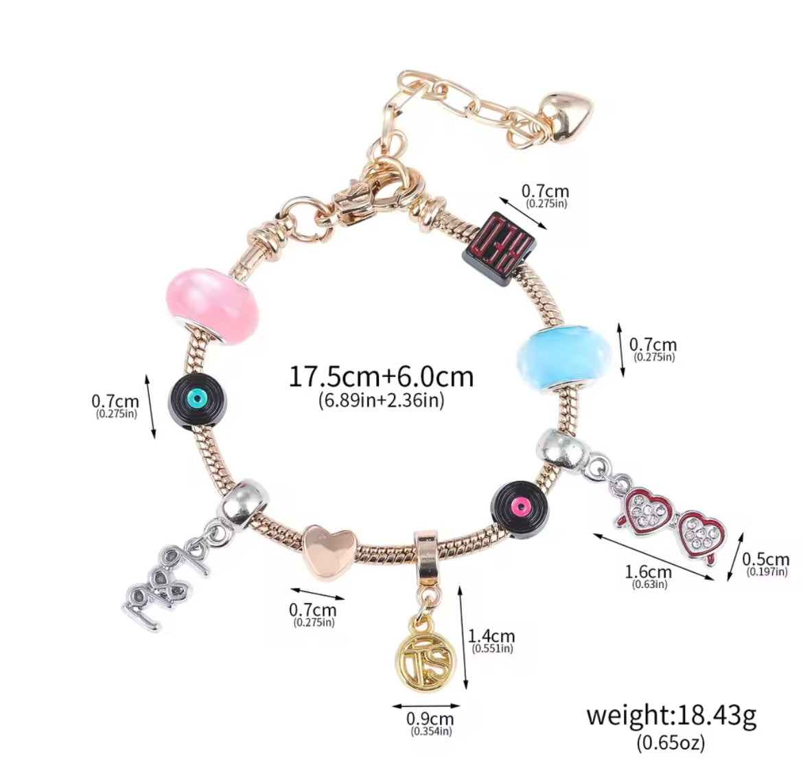 Taylor Charm Bilezik