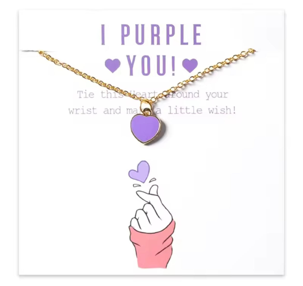BTS I Purple You Necklace / Kolye