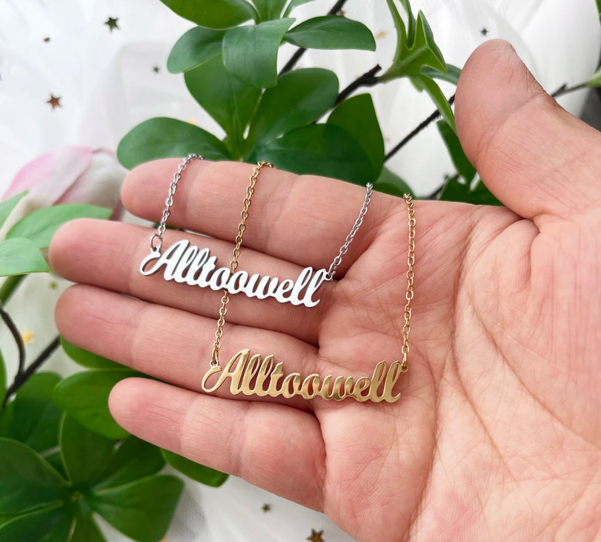 Taylor ‘All Too Well’ Yazılı Kolye