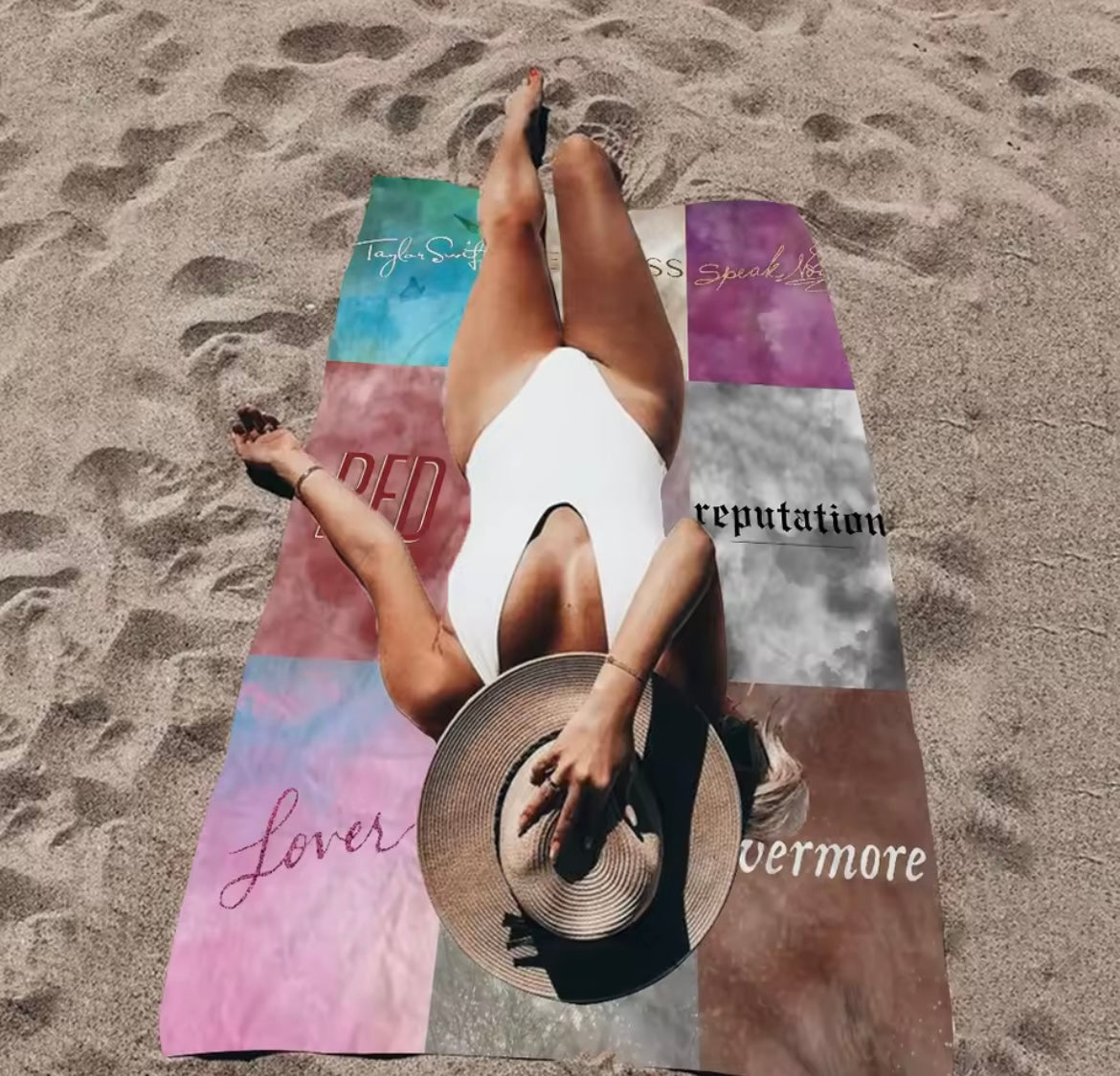 Taylor Eras Beach Towel - Taylor Eras Plaj Havlusu