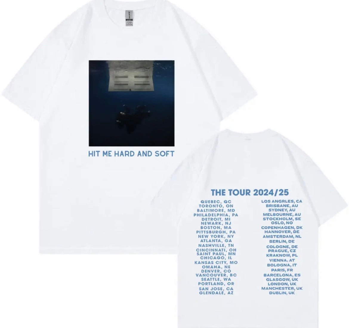 Billie HIT ME HARD AND SOFT T-shirt
