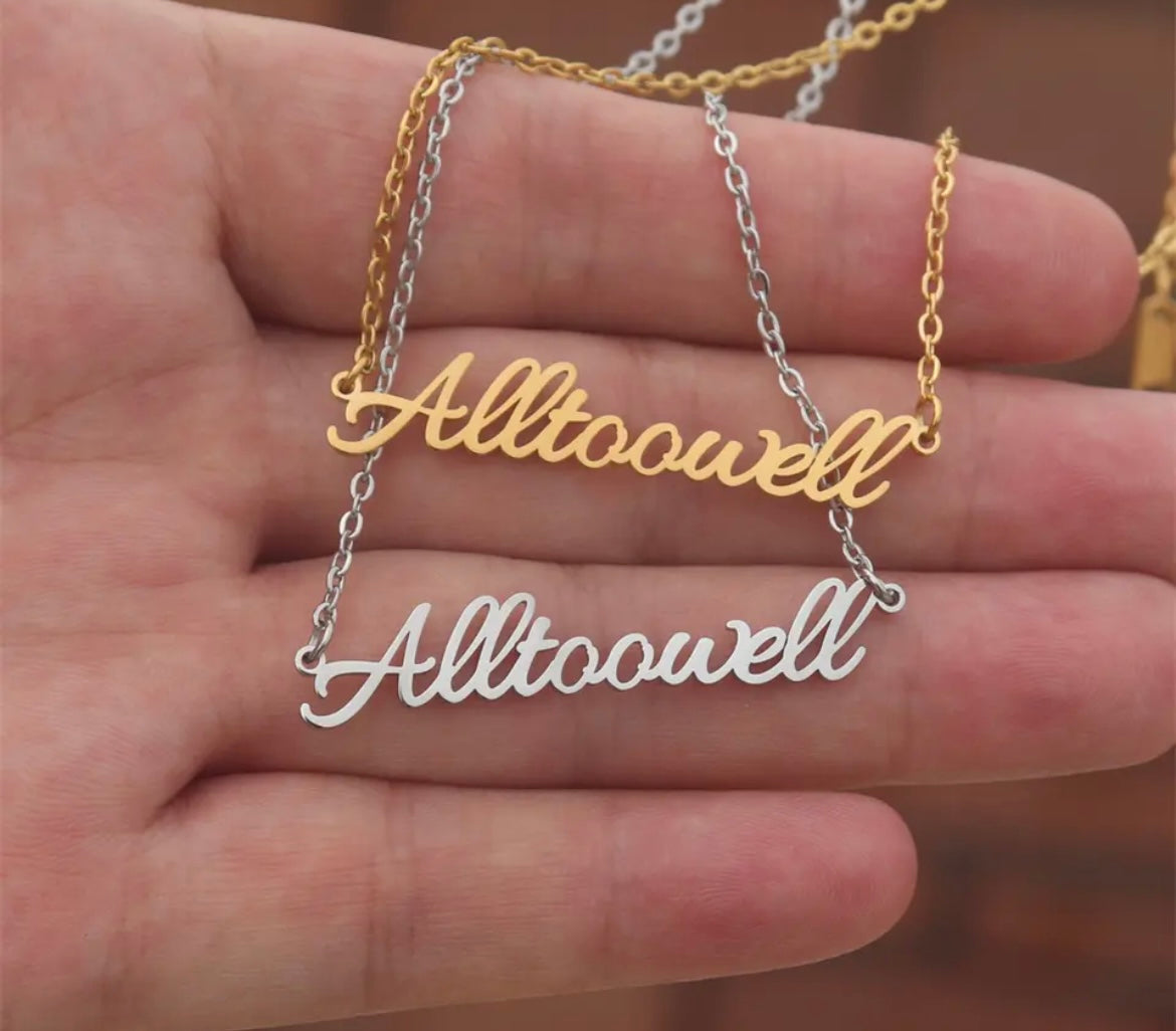 Taylor All Too Well Kolye