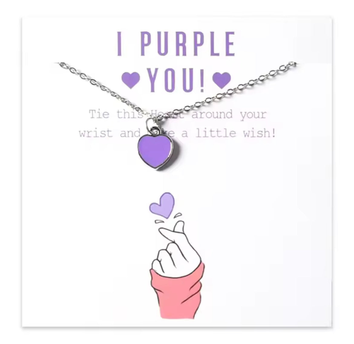 BTS I Purple You Necklace / Kolye