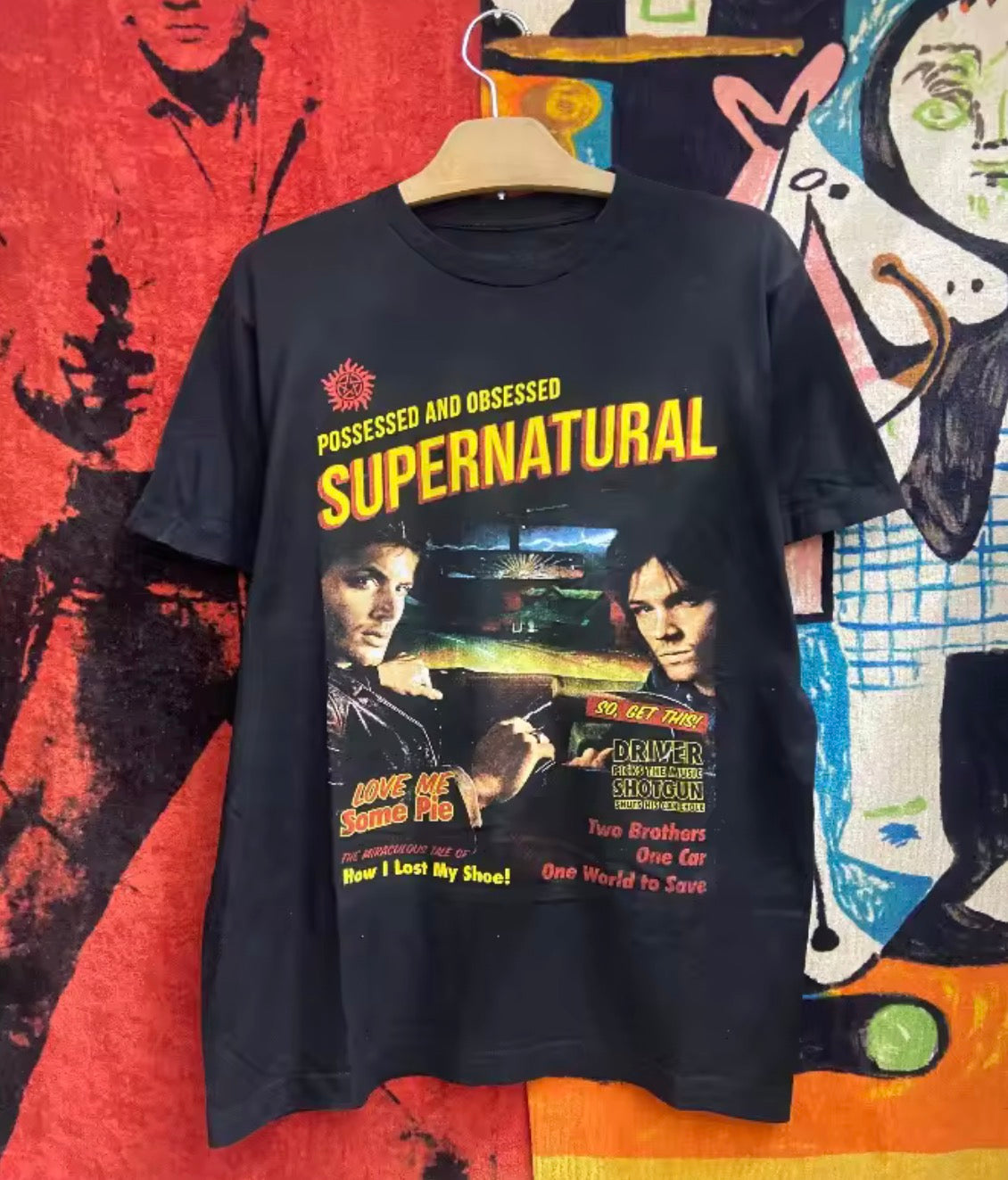 Supernatural Possessed and Obsessed Tee | Winchester Brothers Vintage Bootleg Style Shirt