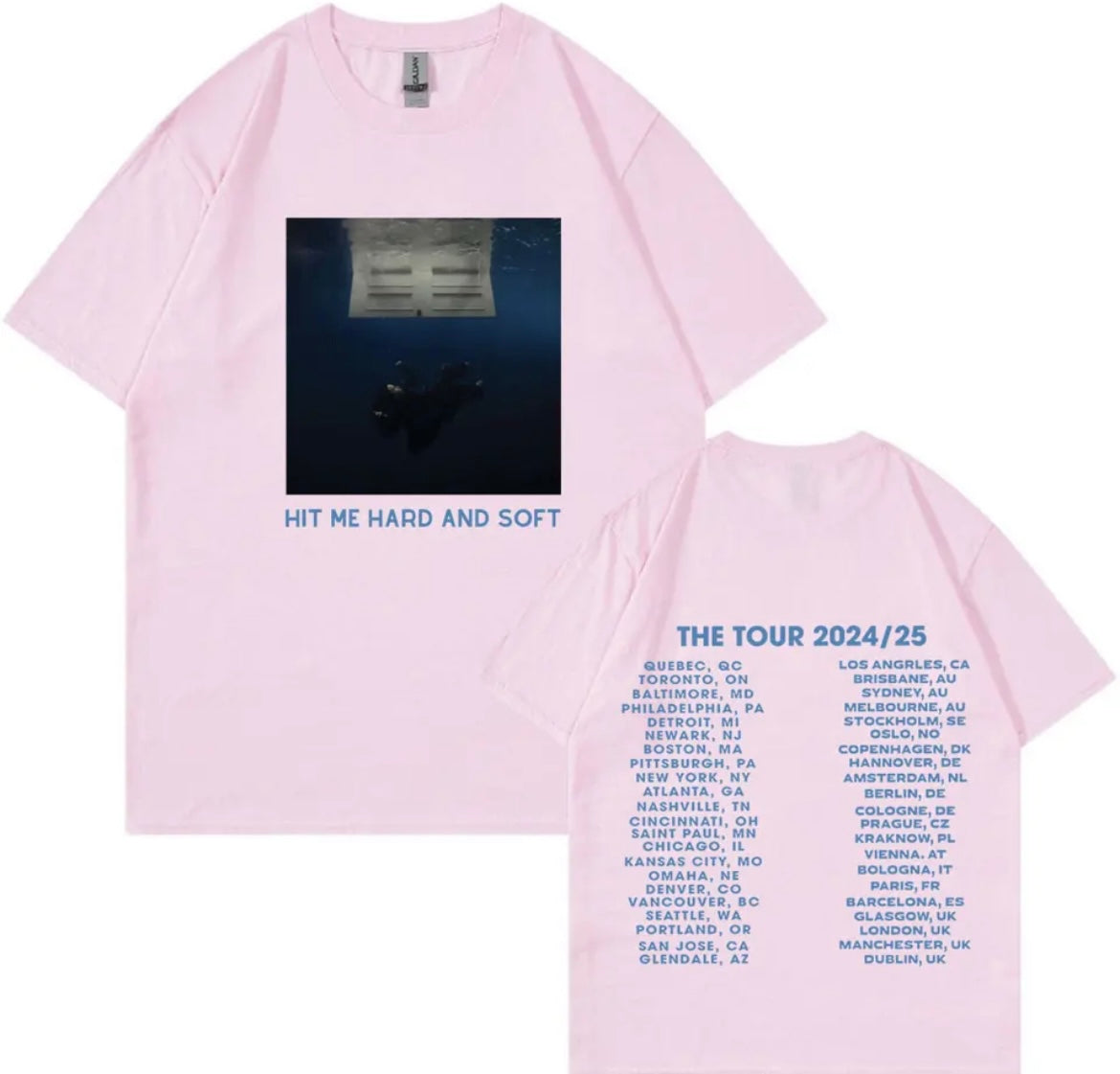 Billie HIT ME HARD AND SOFT T-shirt