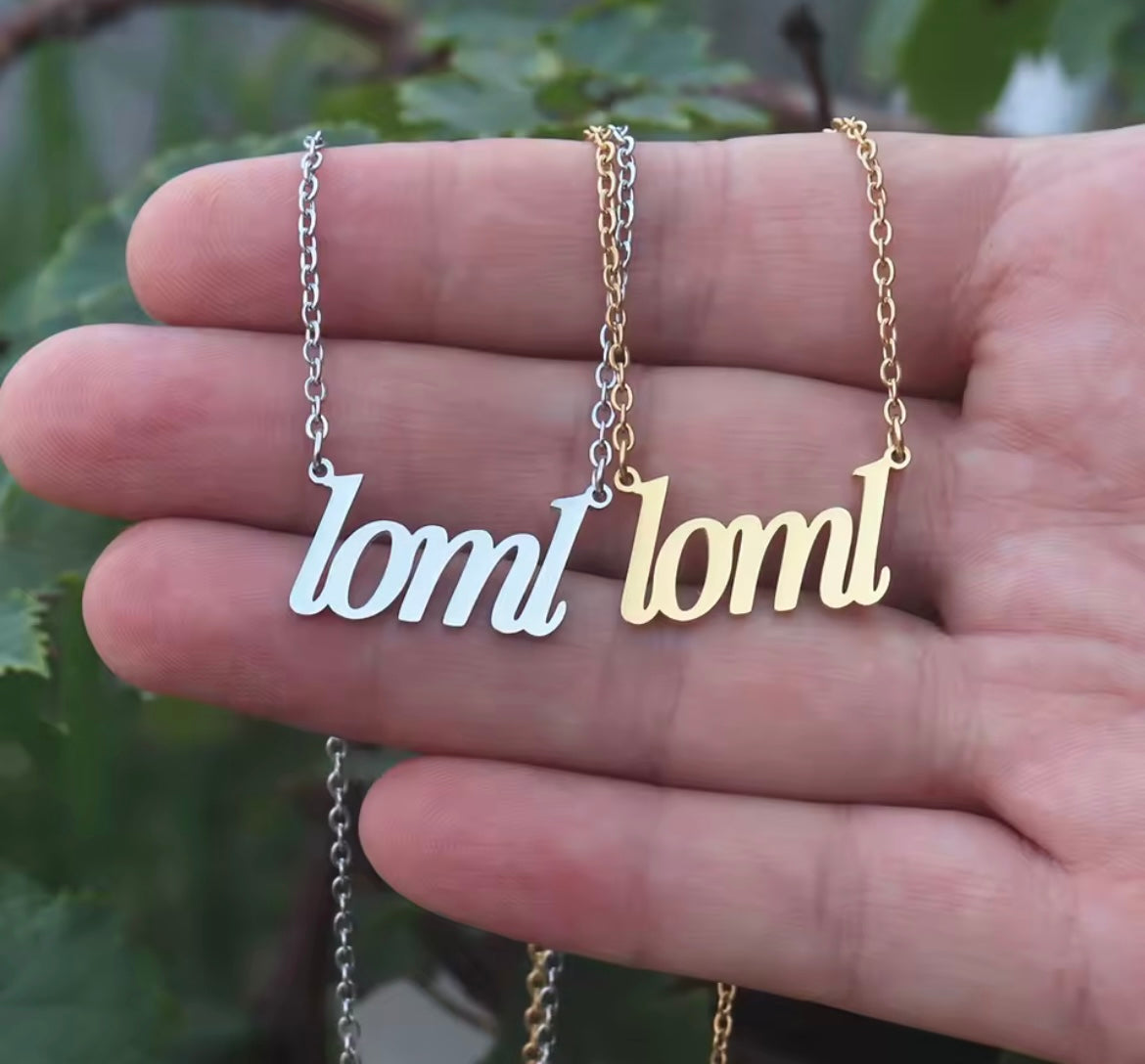 Taylor TTPD Song Titles Necklace / Kolye