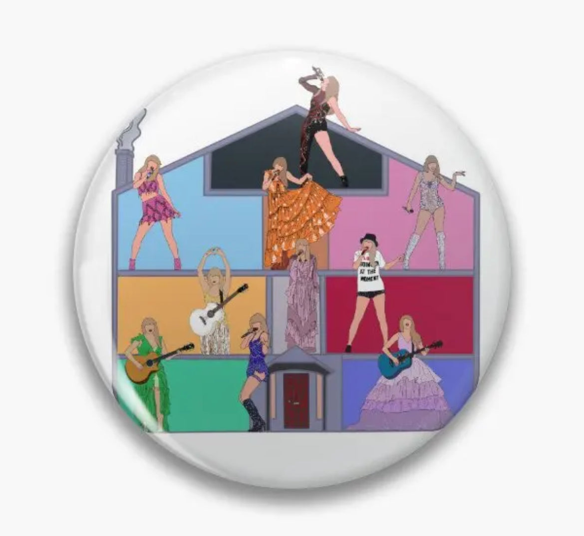 Taylor Eras Tour Lover House Broş