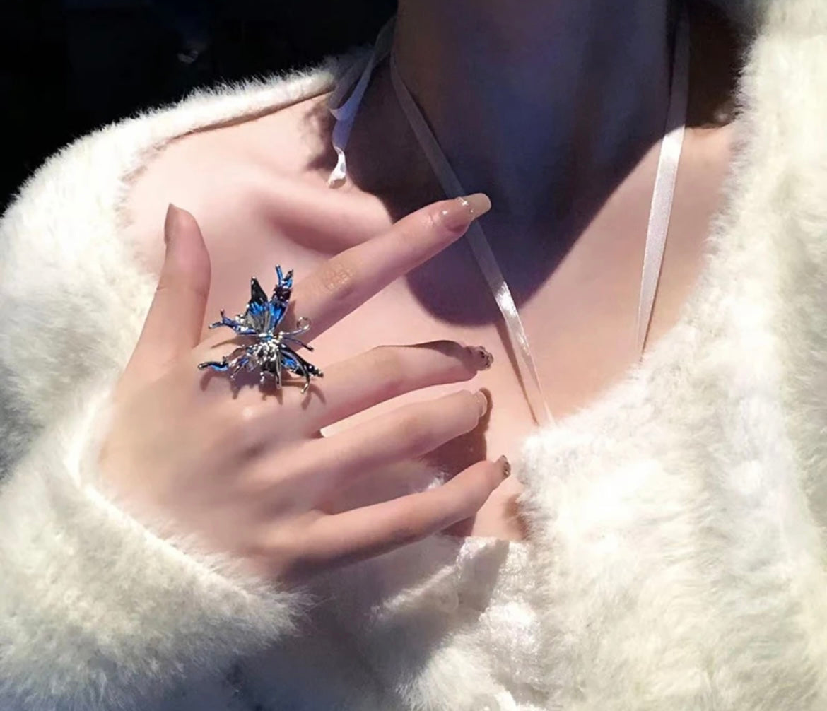 Vintage Kelebek Yüzük