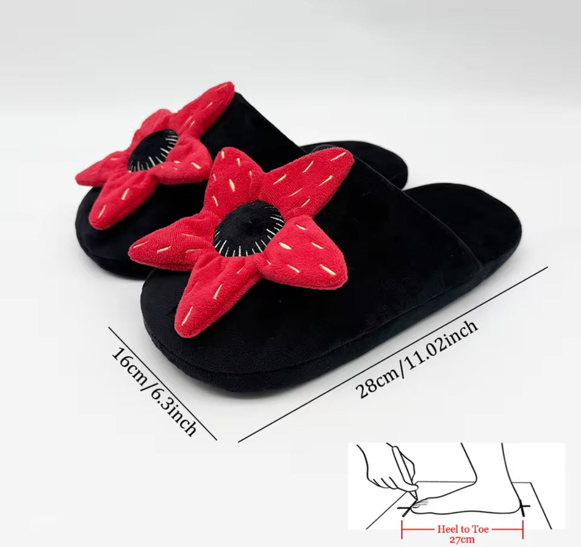 Stranger Things Demogorgon Slippers