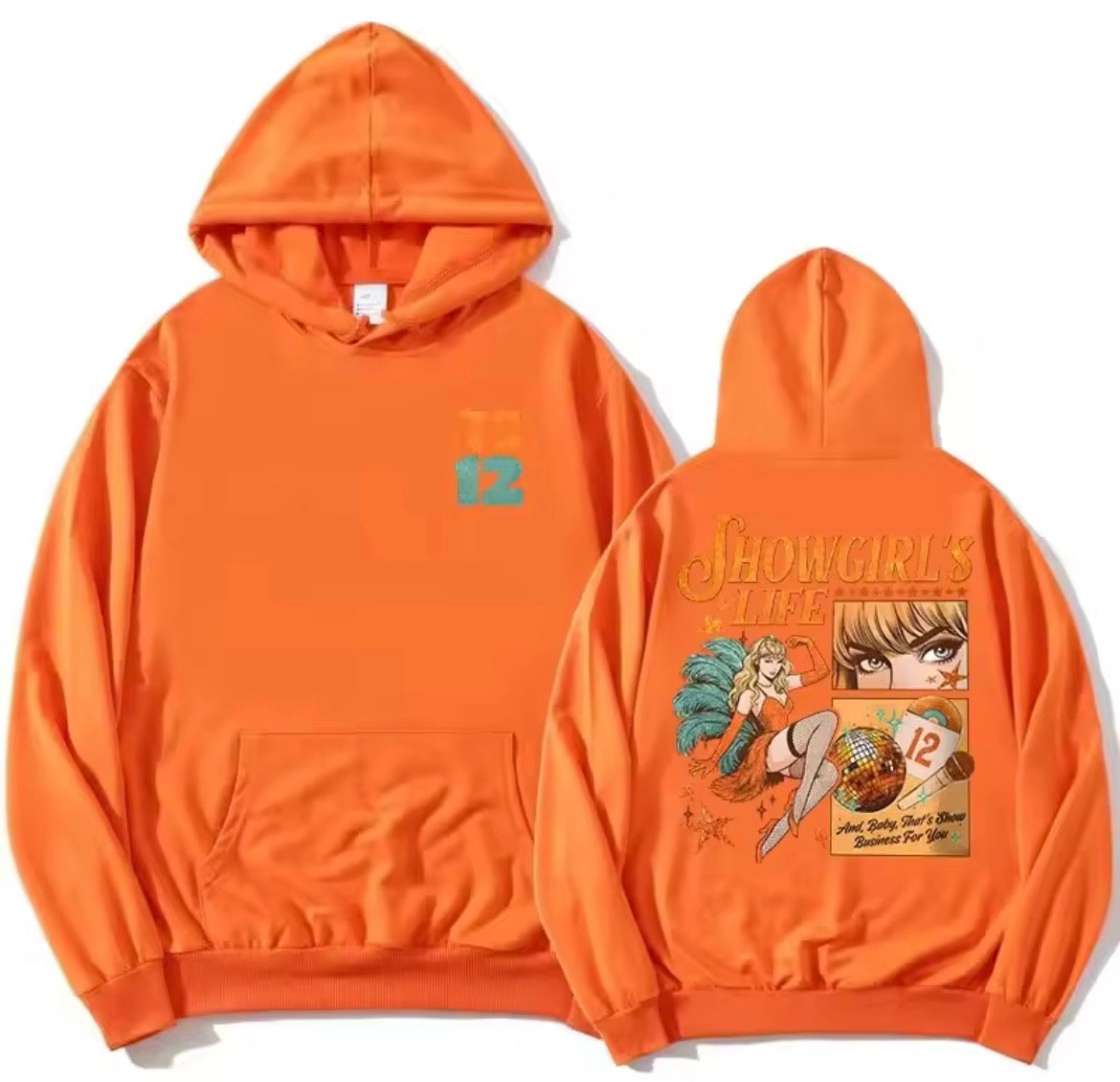 Taylor The Life Of A Show Girl Album Hoodie | Taylor The Life Of A Show Girl Albüm Sweat