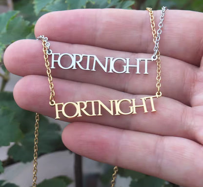 Taylor TTPD Song Titles Necklace / Kolye