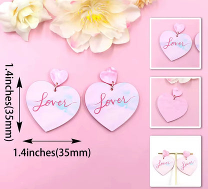 Taylor 'I Can Do It With A Broken Heart' & Lover Earrings - Eras Tour Inspired Jewelry