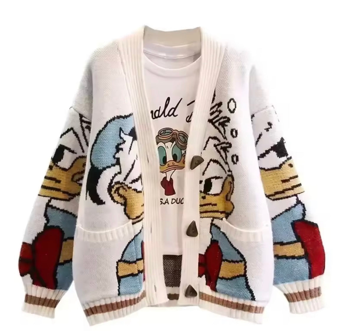 Disney Donald & Mickey Cardigan - Classic Characters | Disney Donald & Mickey Hırka - Klasik Karakterler