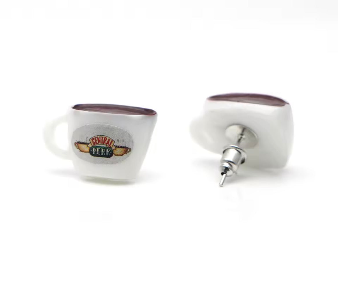 Friends Central Perk Coffee Cup Earrings