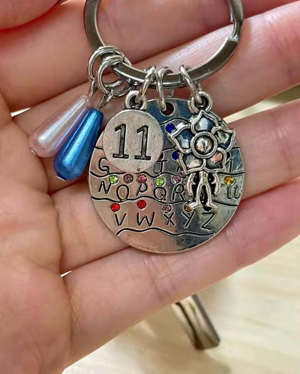 Stranger Things Keyring - Alphabet / Eleven / Demogorgon | Stranger Things Anahtarlık - Alfabe / Eleven / Demogorgon
