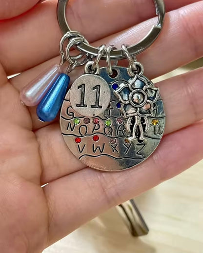 Stranger Things Keyring - Alphabet / Eleven / Demogorgon | Stranger Things Anahtarlık - Alfabe / Eleven / Demogorgon