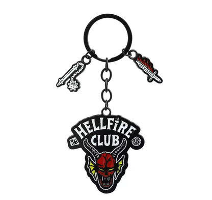 Stranger Things Hellfire Club Pendant Necklace / Keyring | Stranger Things Hellfire Kulübü Kolye / Anahtarlık