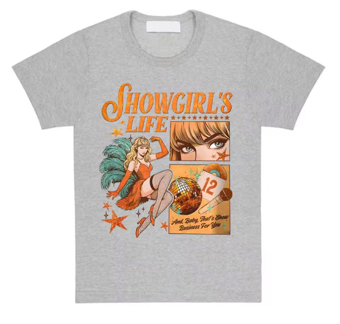 Taylor Inspired 'Showgirl's Era' Graphic Tee