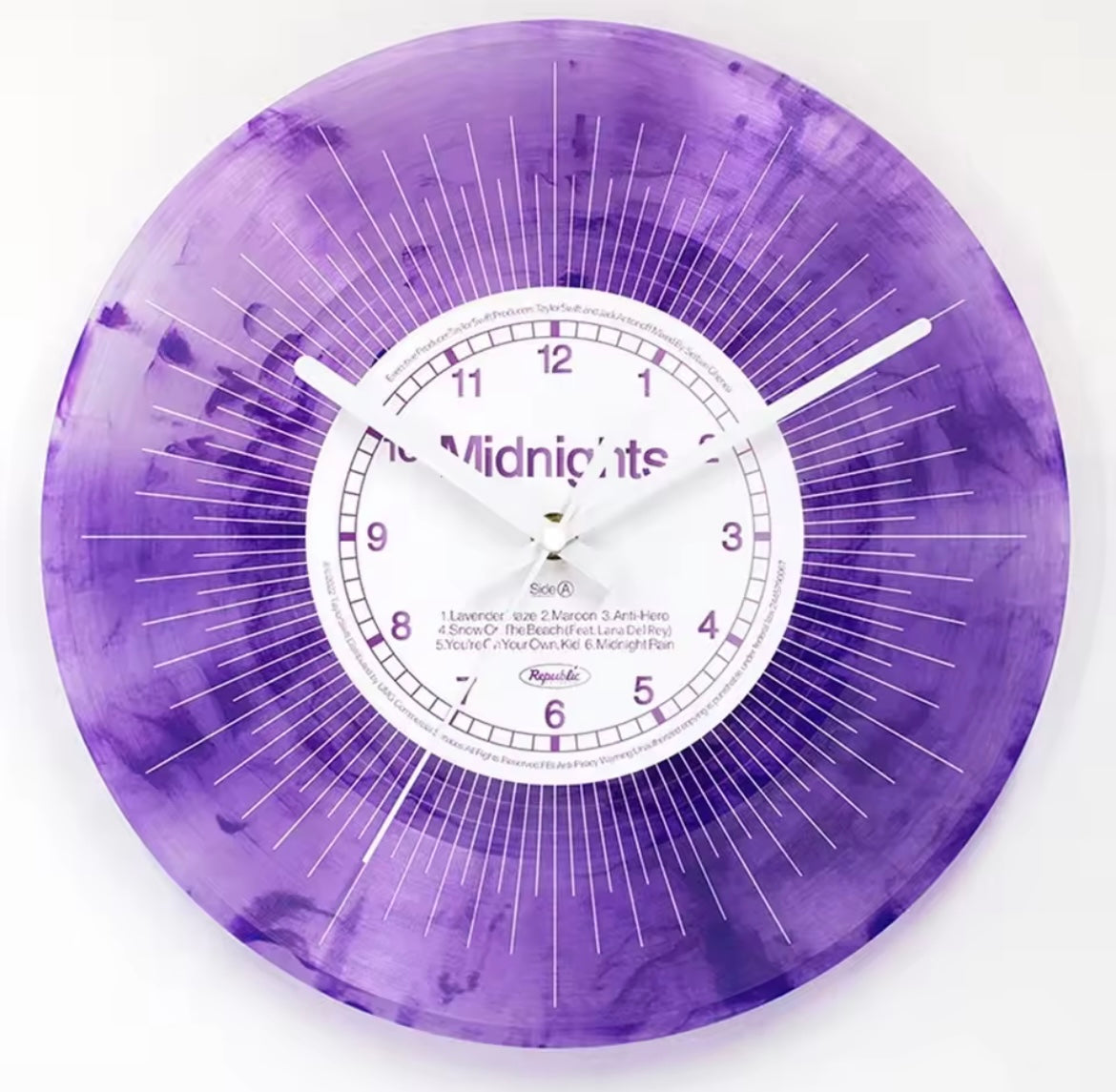 Taylor Midnights Clock - Taylor Midnights Saat