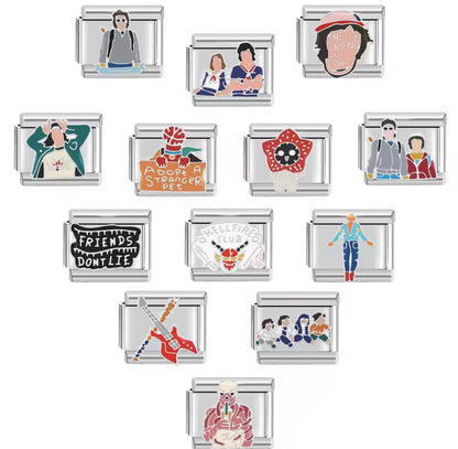 Stranger Things Italian Charm for Bracelet | Stranger Things İtalyan Charm