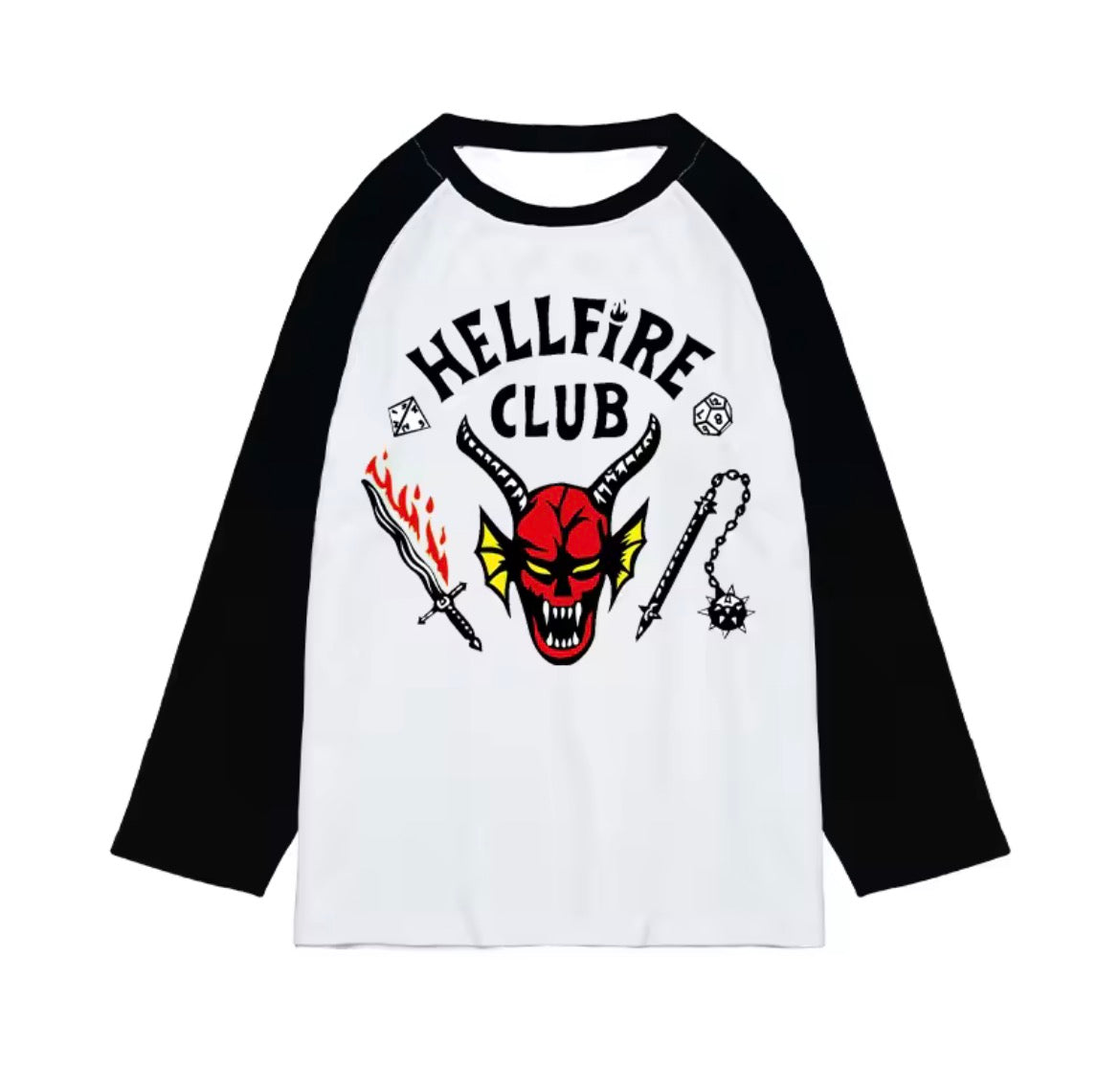 Stranger Things Hellfire Club - Long Sleeve T-shirt / Christmas Theme / Hoodie | Stranger Things Hellfire Kulübü - Uzun Kollu T-shirt / Noel Temalı / Hoodie