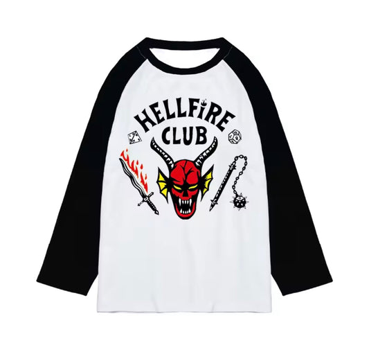 Stranger Things Hellfire Club - Long Sleeve T-shirt / Christmas Theme / Hoodie | Stranger Things Hellfire Kulübü - Uzun Kollu T-shirt / Noel Temalı / Hoodie