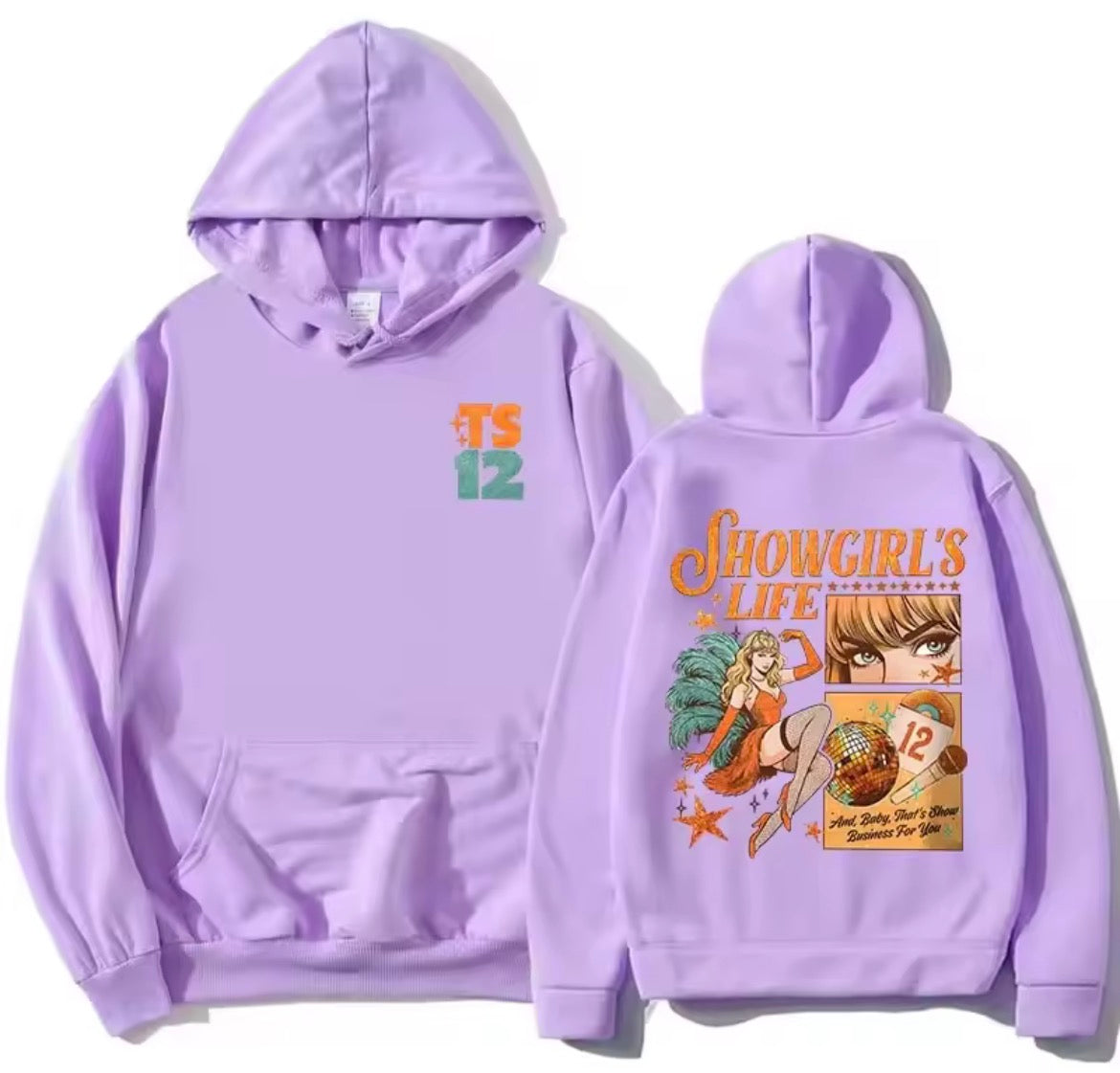 Taylor The Life Of A Show Girl Album Hoodie | Taylor The Life Of A Show Girl Albüm Sweat