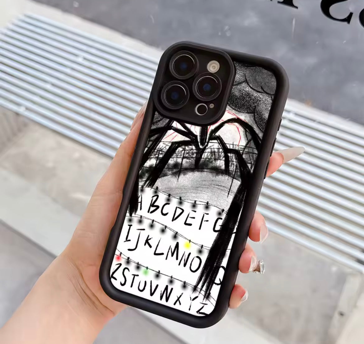Stranger Things Alphabet & Mind Flayer Phone Case | Stranger Things Alfabe & Mind Flayer Telefon Kılıfı