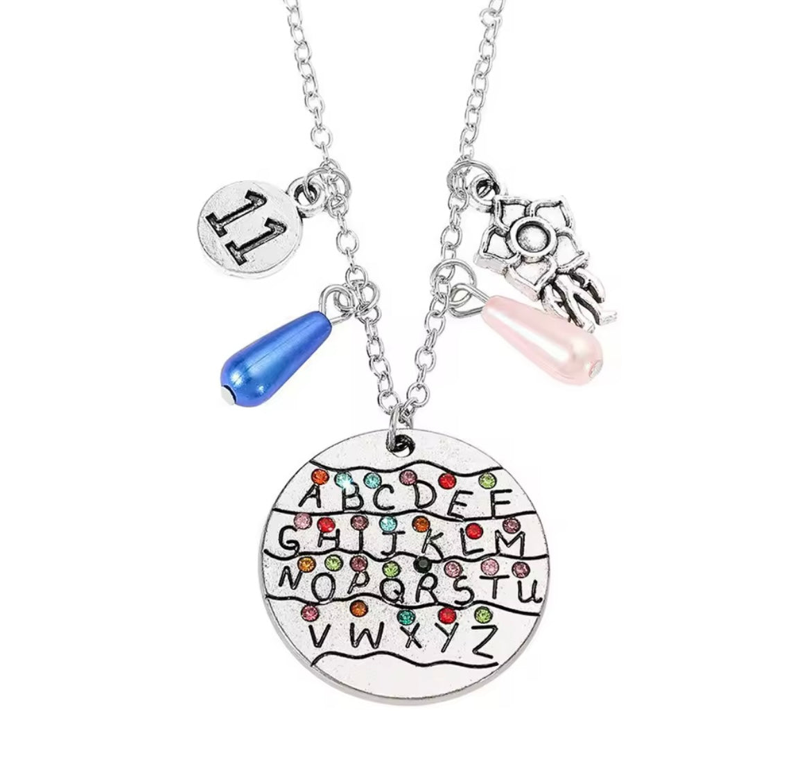 Stranger Things Keyring/ Necklace - Alphabet / Eleven / Demogorgon | Stranger Things Anahtarlık/ Kolye - Alfabe / Eleven / Demogorgon