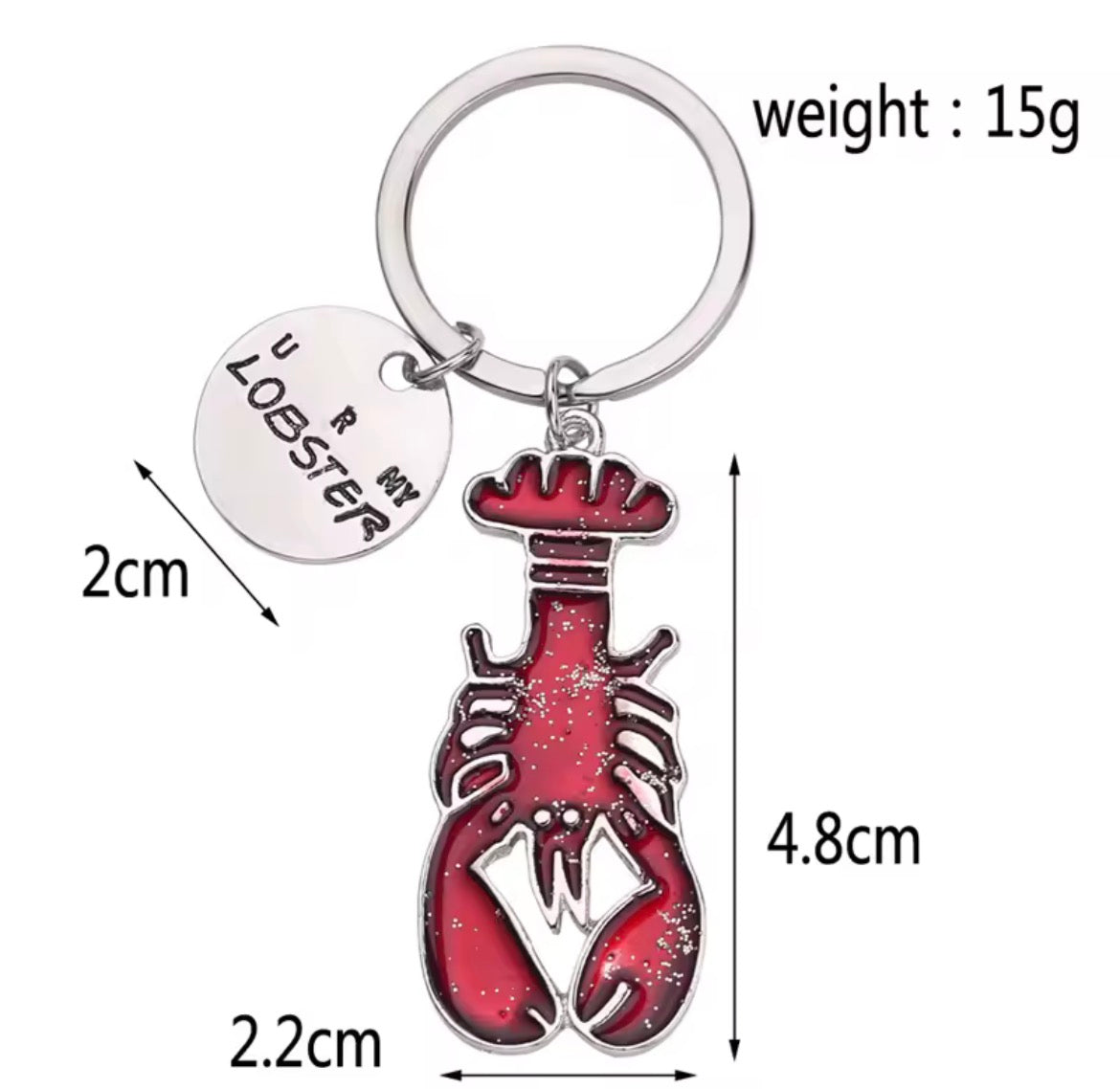 Friends You're My Lobster Keyring | Friends Sen Benim Istakozumsun Anahtarlık