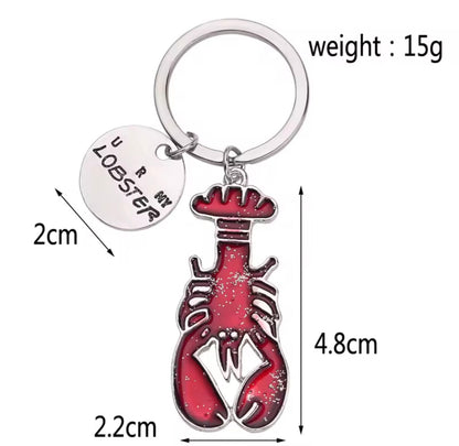 Friends You're My Lobster Keyring | Friends Sen Benim Istakozumsun Anahtarlık