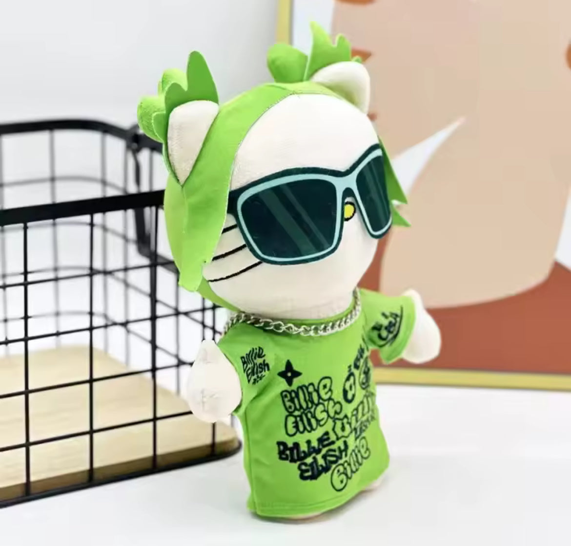 Billie Green Plush - Billie Yeşil Peluş