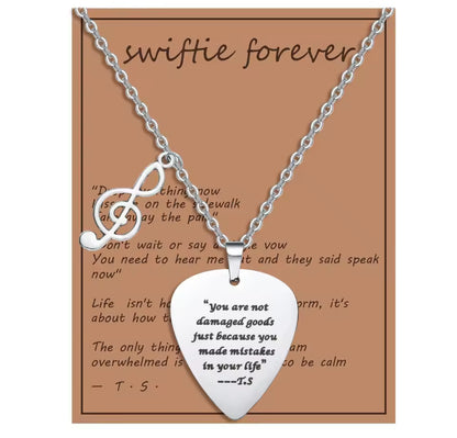 Taylor Life Quotes Necklace / Taylor Hayat Sözleri Kolye