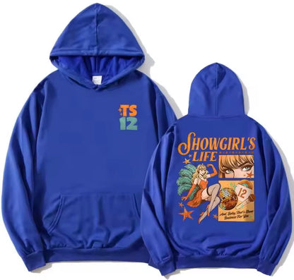 Taylor The Life Of A Show Girl Album Hoodie | Taylor The Life Of A Show Girl Albüm Sweat