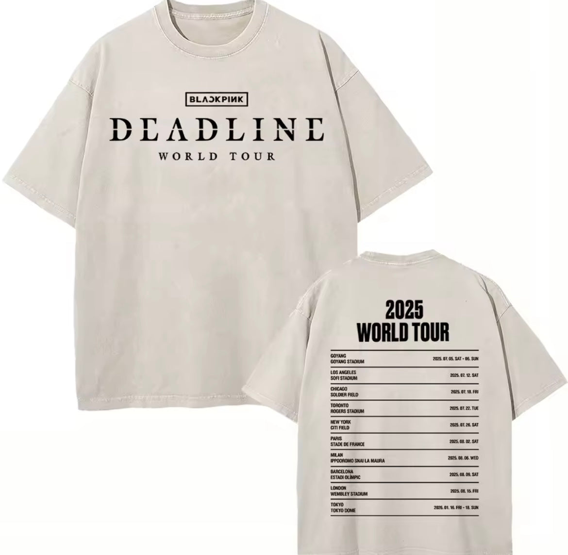 BP Deadline World Tour T-shirt - Deadline Dünya Turu Tişört