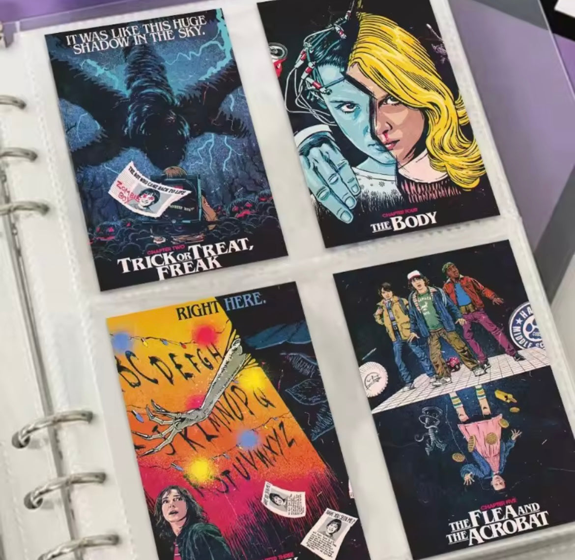 Stranger Things Double Sided Collection Cards