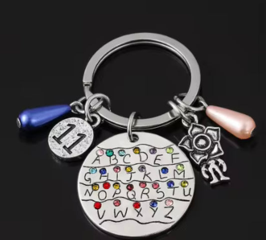 Stranger Things Keyring - Alphabet / Eleven / Demogorgon | Stranger Things Anahtarlık - Alfabe / Eleven / Demogorgon