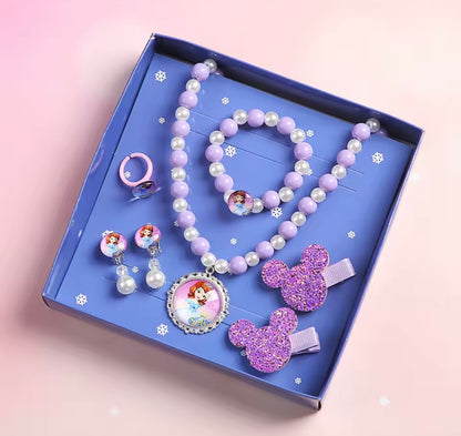 Disney Princess Jewelry Set for Kids - Elsa & More | Disney Prensesleri Takı Seti Çocuklar İçin - Elsa ve Daha Fazlası