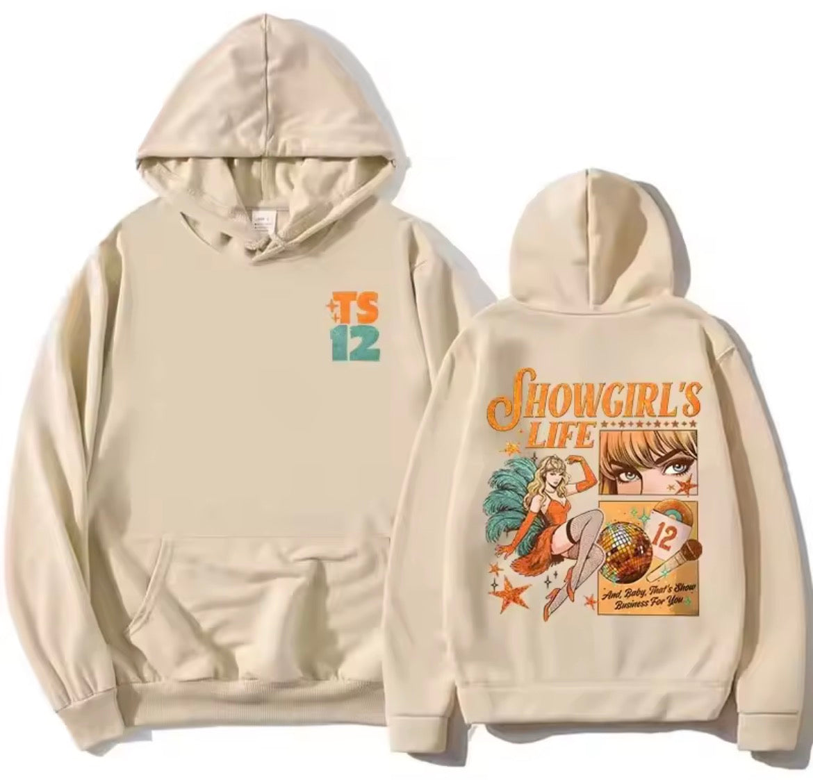Taylor The Life Of A Show Girl Album Hoodie | Taylor The Life Of A Show Girl Albüm Sweat