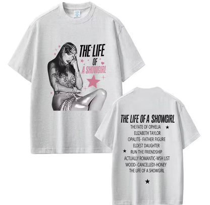 Taylor The Life Of A Showgirl Album T-shirt Tee | Taylor The Life Of A Show Girl Albüm Tişört