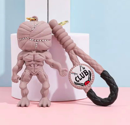 Stranger Things Demogorgon Hellfire Club Theme Keyring | Stranger Things Hellfire Kulübü Temalı Anahtarlık