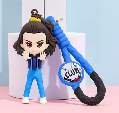 Stranger Things Demogorgon Hellfire Club Theme Keyring | Stranger Things Hellfire Kulübü Temalı Anahtarlık