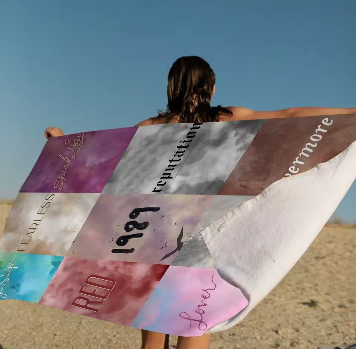Taylor Eras Beach Towel - Taylor Eras Plaj Havlusu