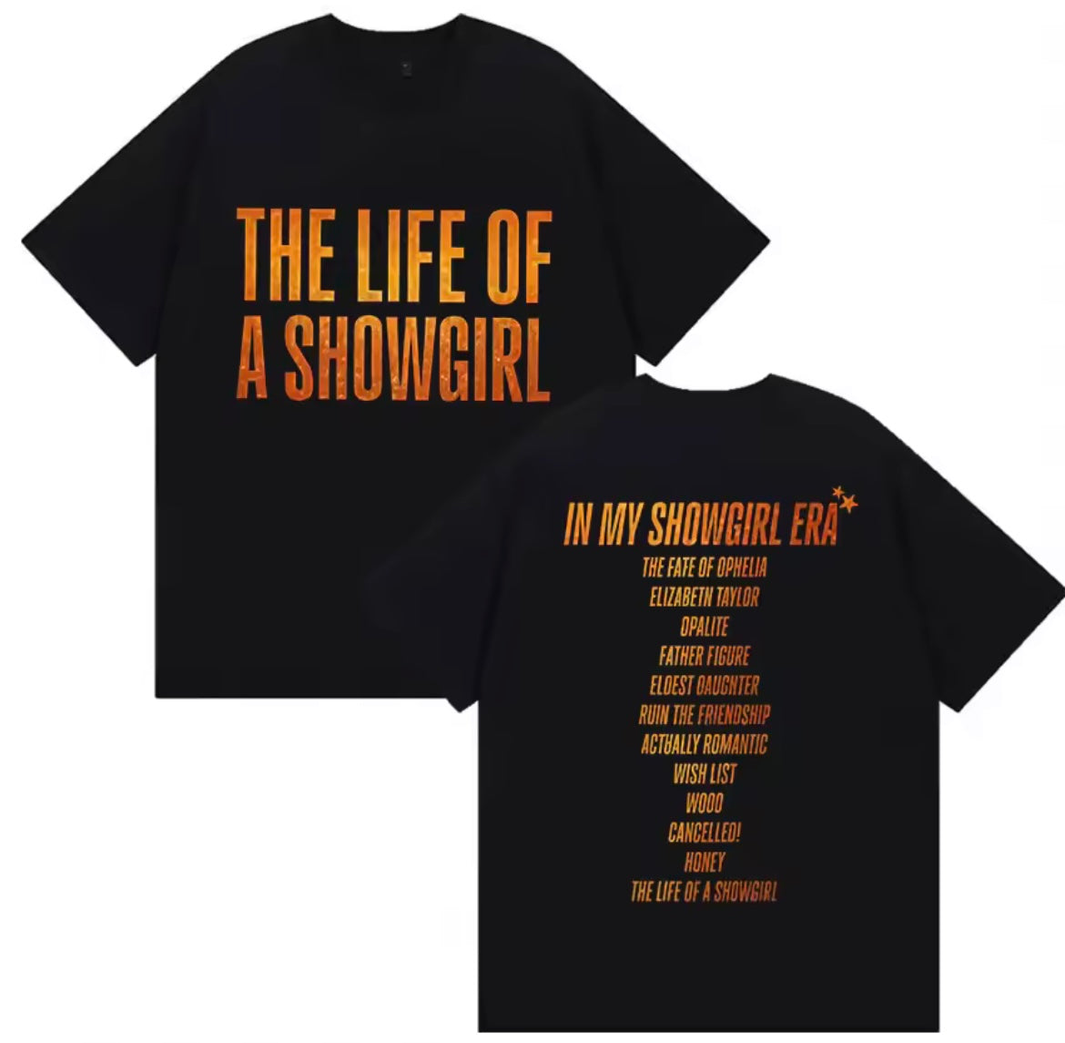 Taylor The Life Of A Show Girl Album T-shirt | Taylor The Life Of A Show Girl Albüm Tişört