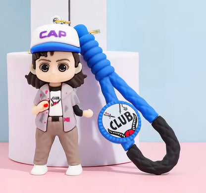 Stranger Things Demogorgon Hellfire Club Theme Keyring | Stranger Things Hellfire Kulübü Temalı Anahtarlık