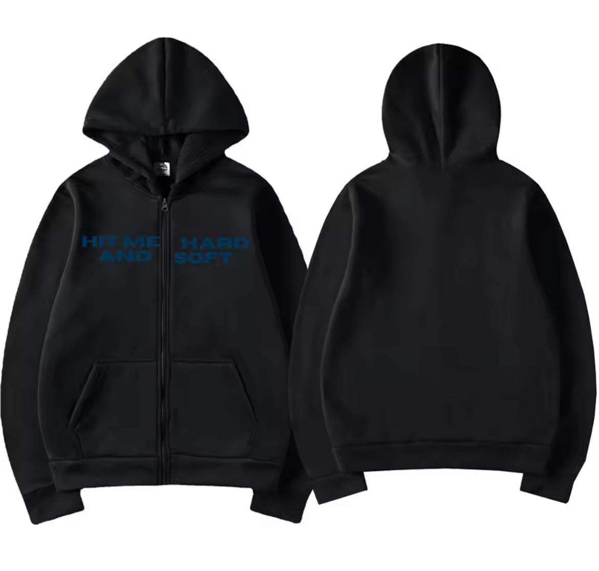 Billie - Hit Me Hard and Soft 2025 Tour Zipper Hoodie Jacket