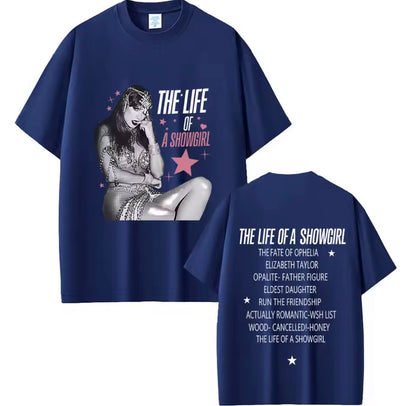 Taylor The Life Of A Showgirl Album T-shirt Tee | Taylor The Life Of A Show Girl Albüm Tişört