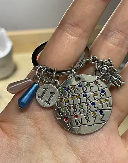 Stranger Things Keyring - Alphabet / Eleven / Demogorgon | Stranger Things Anahtarlık - Alfabe / Eleven / Demogorgon