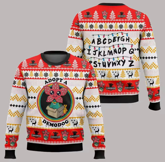 Stranger Things Christmas Sweater - Multiple Designs Available | Stranger Things Noel Kazağı - Çoklu Tasarım Mevcut