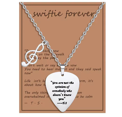 Taylor Life Quotes Necklace / Taylor Hayat Sözleri Kolye